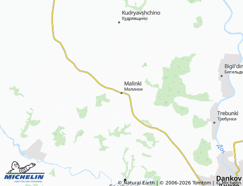 MICHELIN-Landkarte Malinki - ViaMichelin