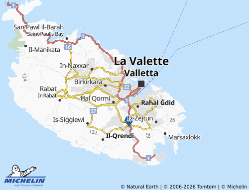 MICHELIN Hamrun map - ViaMichelin