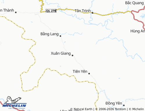 Mapa MICHELIN Xuân Giang - ViaMichelin