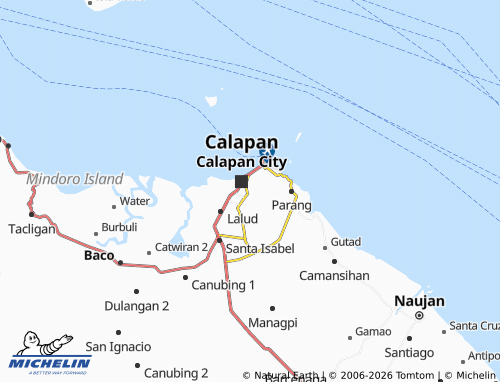 MICHELIN Santo Niño map - ViaMichelin