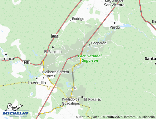 MICHELIN La Esperanza map - ViaMichelin