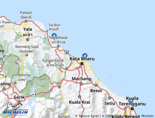 Mappa MICHELIN Tumpat - ViaMichelin