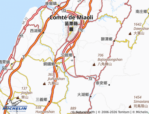 Mappa MICHELIN gong guan xiang - ViaMichelin