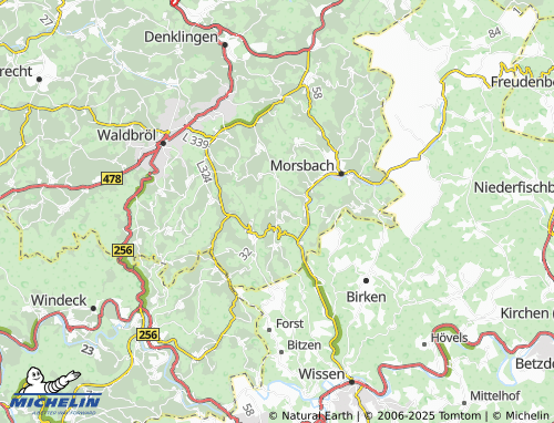 MICHELIN Appenhagen map - ViaMichelin
