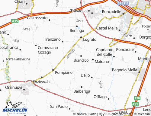 MICHELIN Castelgonelle map - ViaMichelin