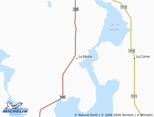 Carte MICHELIN La Motte - ViaMichelin