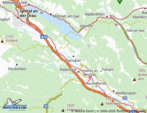 Kaart MICHELIN Ferndorf - ViaMichelin