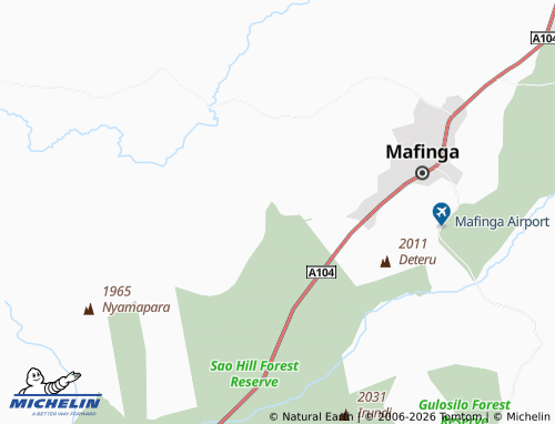 Mapa MICHELIN Sao Hill - ViaMichelin