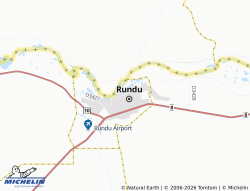 MICHELIN-Landkarte Rundu Extension 6 - ViaMichelin