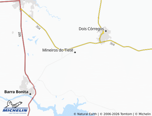 Mapa MICHELIN Nova Mineiros - ViaMichelin