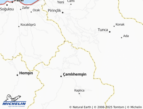 Mapa MICHELIN Dikkaya - ViaMichelin