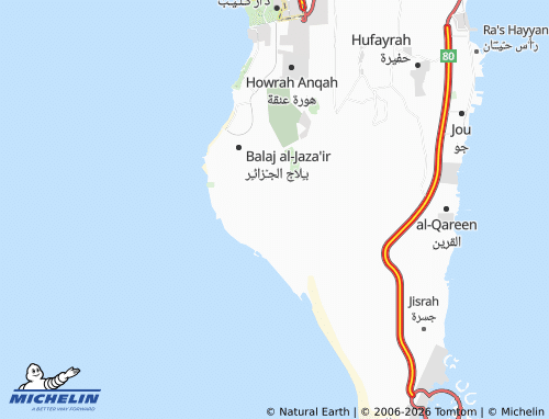 Mapa MICHELIN Mamlahat al-Mamtalah - ViaMichelin