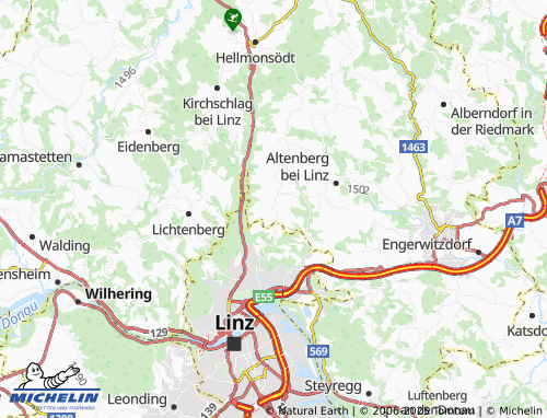 MICHELIN Windpassing map - ViaMichelin