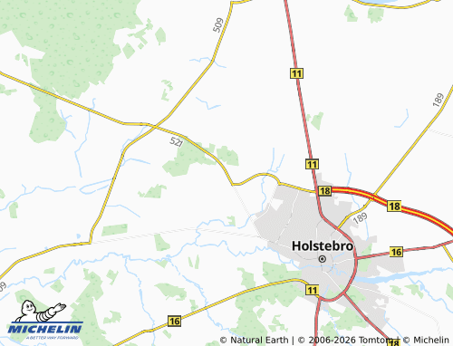 Mappa MICHELIN Krunderup - ViaMichelin