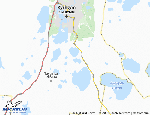 MICHELIN-Landkarte Yantar' SNT - ViaMichelin