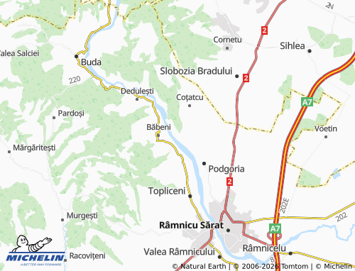 MICHELIN-Landkarte Tăbăcari - ViaMichelin