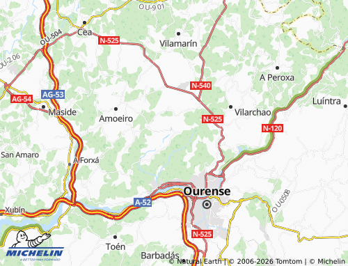 MICHELIN-Landkarte A Caveanca - ViaMichelin