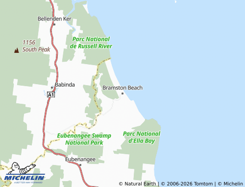 MICHELIN Bramston Beach map - ViaMichelin