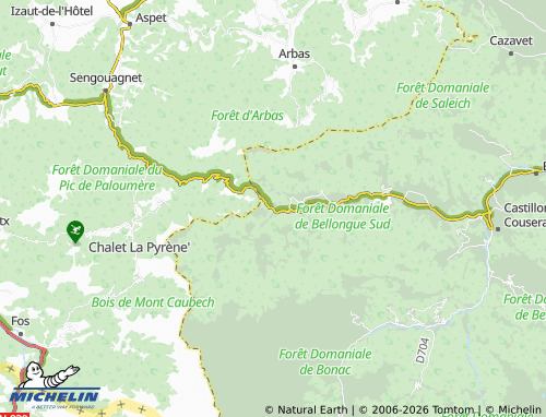 Kaart MICHELIN Saint-Lary - ViaMichelin