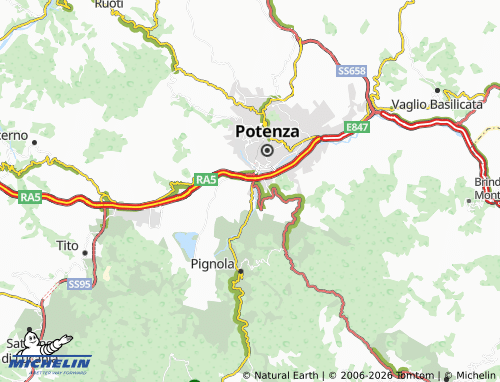 Carte MICHELIN Case Pace - ViaMichelin
