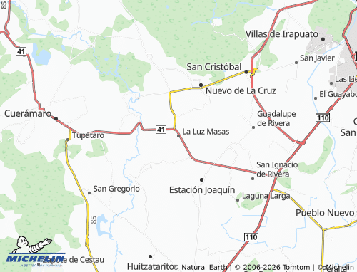Mappa MICHELIN La Luz Masas - ViaMichelin