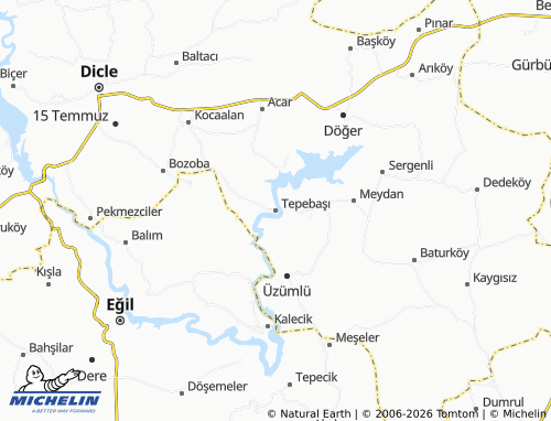 MICHELIN Tepebaşı map - ViaMichelin
