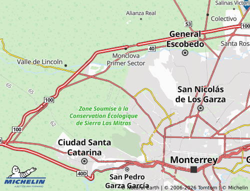 Mapa MICHELIN Paseo de Cumbres 1 Sector - ViaMichelin