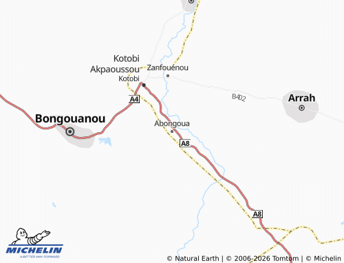MICHELIN-Landkarte Abongoua - ViaMichelin