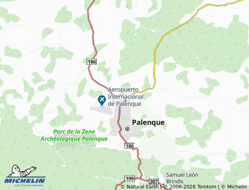 Mappa MICHELIN El Diamante de Palenque A C - ViaMichelin
