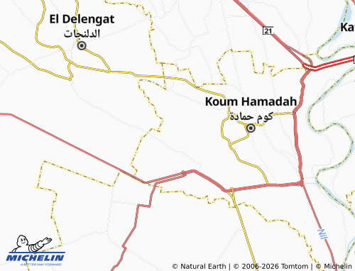 MICHELIN Kafr Zaiada map - ViaMichelin