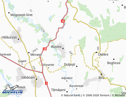 MICHELIN Buștea map - ViaMichelin