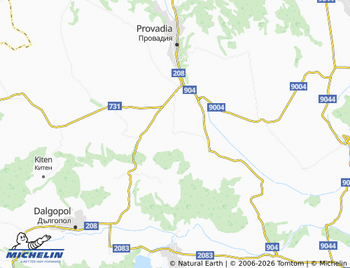 Mapa MICHELIN Tutrakantsi - ViaMichelin