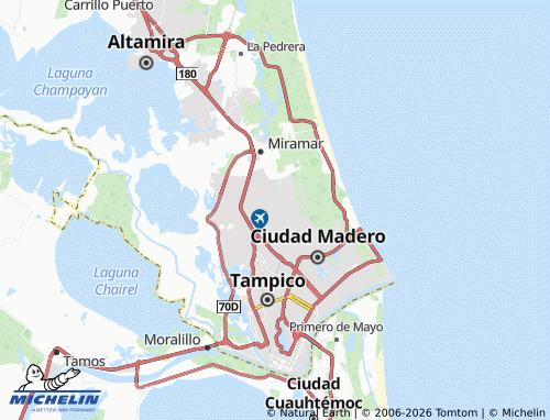 Mappa MICHELIN Revolución Verde - ViaMichelin