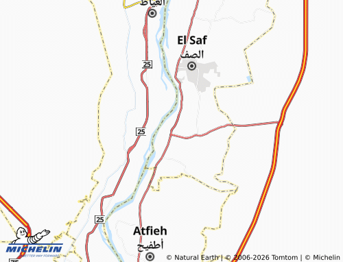 MICHELIN-Landkarte al-Wadi - ViaMichelin