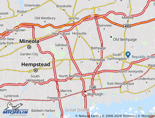 Mapa MICHELIN Levittown - ViaMichelin