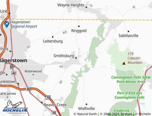 MICHELIN Smithsburg map - ViaMichelin