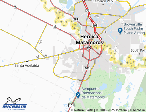 MICHELIN Valle de Casa Blanca map - ViaMichelin