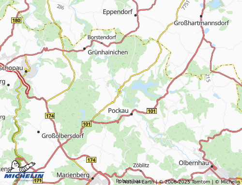 MICHELIN Rauenstein map - ViaMichelin