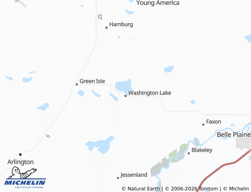 Mappa MICHELIN Washington Lake - ViaMichelin