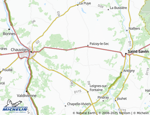 Mappa MICHELIN Chalache - ViaMichelin