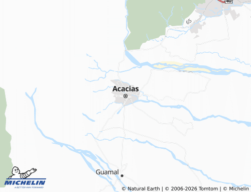 MICHELIN Acacias map - ViaMichelin