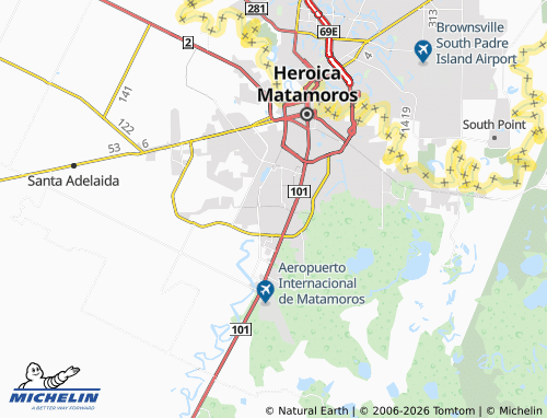 Mappa MICHELIN Los Ébanos - ViaMichelin