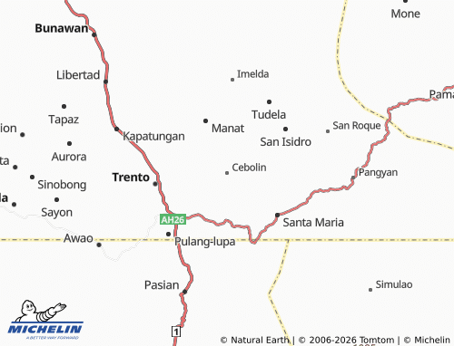 MICHELIN Cebolin map - ViaMichelin