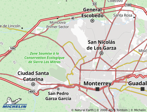 MICHELIN Álvaro Obregón map - ViaMichelin
