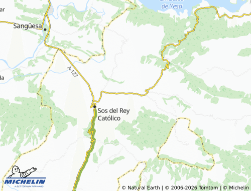 MICHELIN Gordués map - ViaMichelin