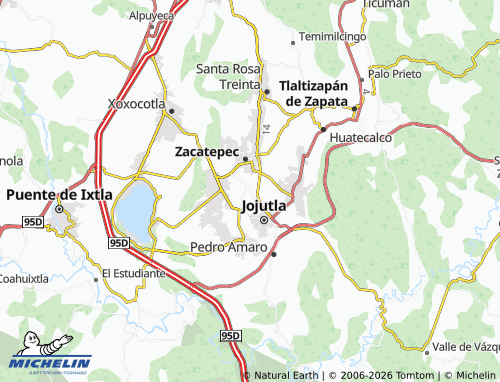 MICHELIN Nexpa map - ViaMichelin