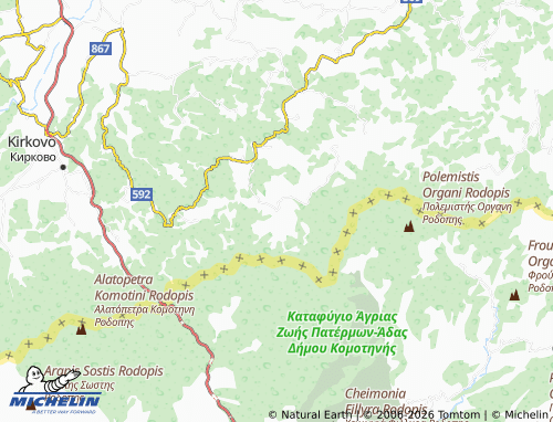 Mapa MICHELIN Tihomir - ViaMichelin