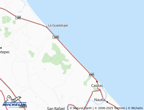 MICHELIN Playa Oriente map - ViaMichelin
