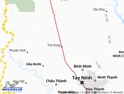 Mapa MICHELIN Trà Vong - ViaMichelin