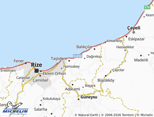 MICHELIN Hamidiye map - ViaMichelin